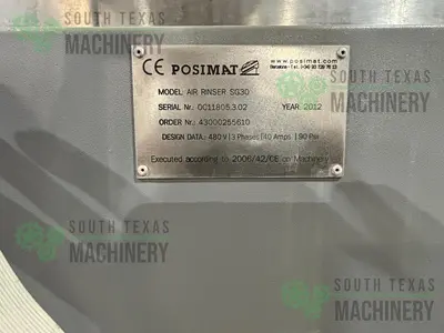 USED 2012 POSIMAT AIR RINSER SG30
