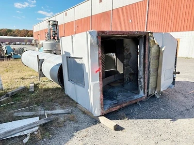 30' L x 70" Wide Carrier Fluid Bed Dryer With Heater