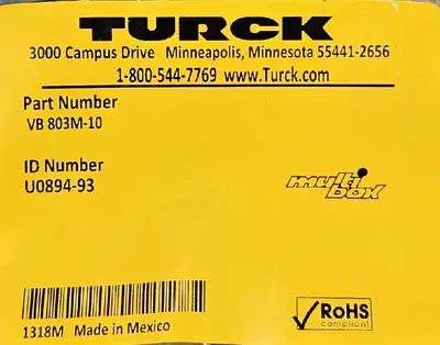 USED Turck Turck VB 803M-10C