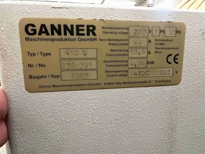 Used 2003 GANNOMAT 410 S Throughfeed boring and boring/dowel-inserting machines California US | MachineryMax #1384839