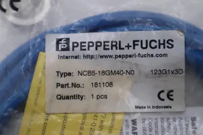 NEW PEPPERL + FUCHS NCB5-18GM40-N0 INDUCTIVE PROXMITY SENSOR STOCK 5283