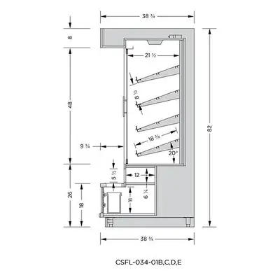 CAYUGA _UNKNOWN_ Pastry Case w Ledge | Harvest Equipment and Fabrication Inc (5)
