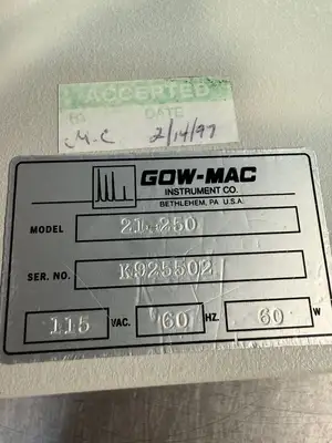 Gow-Mac Instruments 21-250 115Vac 60Hz 60w (8.4.3)