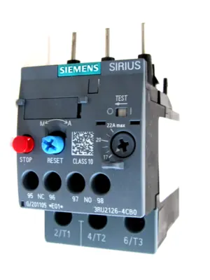 NEW SIEMENS 3RU2126-4CB0 CONTACTOR 3RU21264CB0