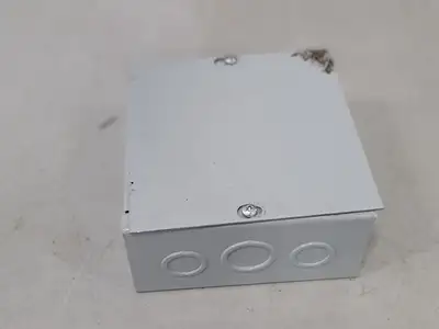 6"x6"x3" Screw Cover Junction Pull Box, 12 Knockouts