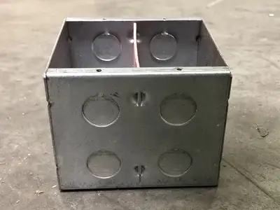 2-Gang Masonry Box 4.5x4"