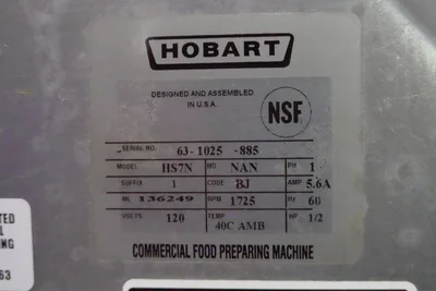 USED Hobart HS7N