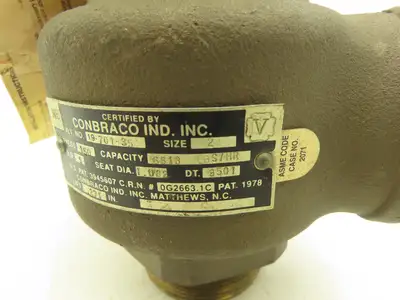 Conbraco 19-701-35 Bronze Safety Relief Valve 2"x 2" NPT 150psi Steam