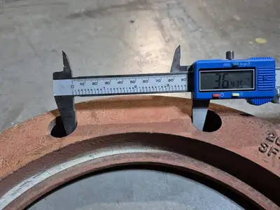 8" Class 150 Pipe Flange SDR7, SF=2.0, A536 GR65/45/12