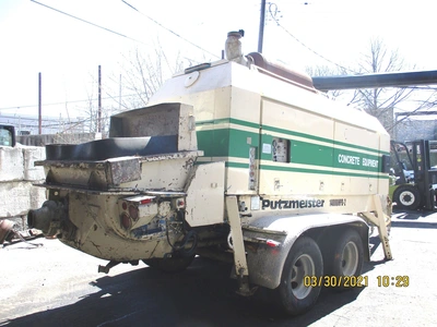 Used 2002 PUTZMEISTER BSA14000HPD Concrete Pumps Colorado US | Concrete Pump Depot #1394134