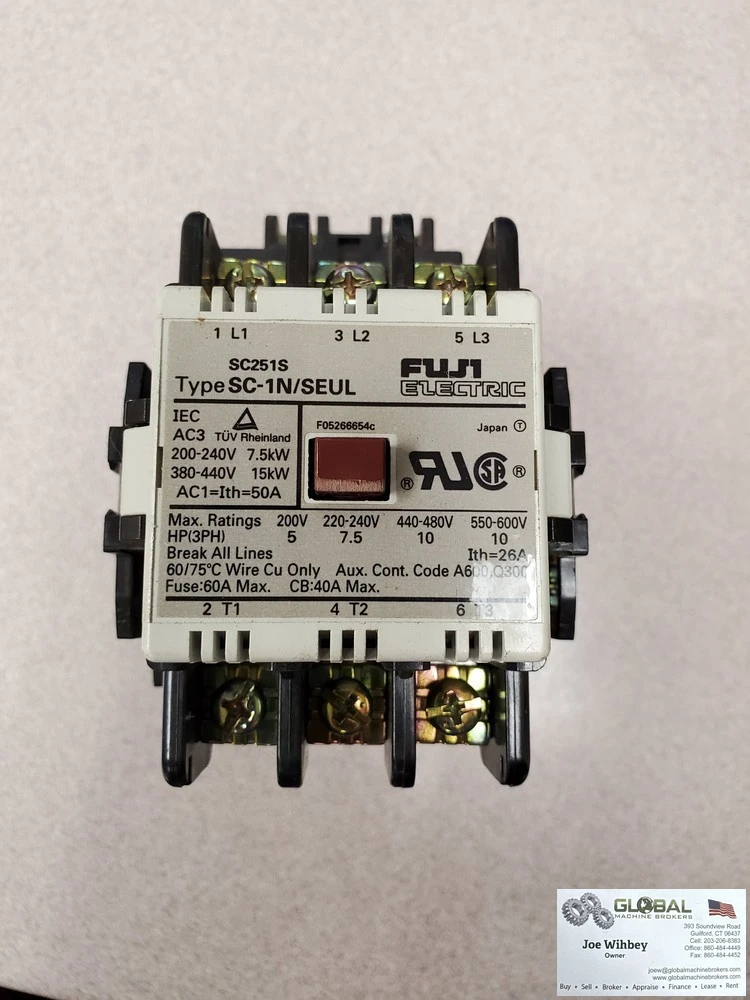 Fuji Electric SC251S Type SC-1N/SEUL Starter