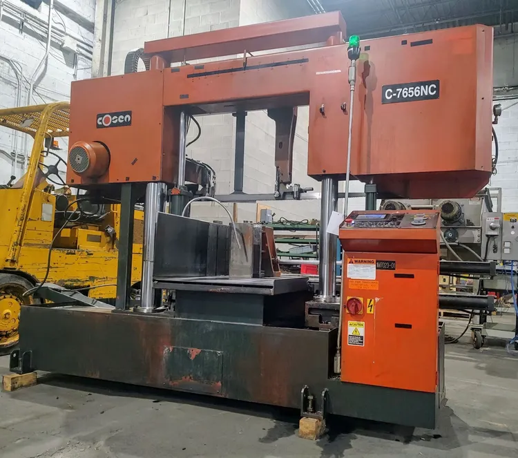 Used COSEN C7656 Horizontal Dual Column Band Saws Ohio US | McKean Machinery Sales 7 #148556