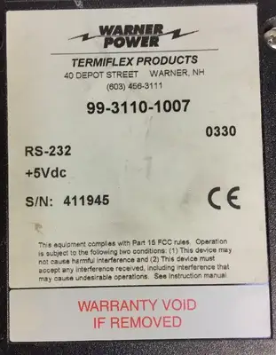 SICK CIMAX 1400 Cimatrix Hand Held Terminal 99-3110-1007 5B