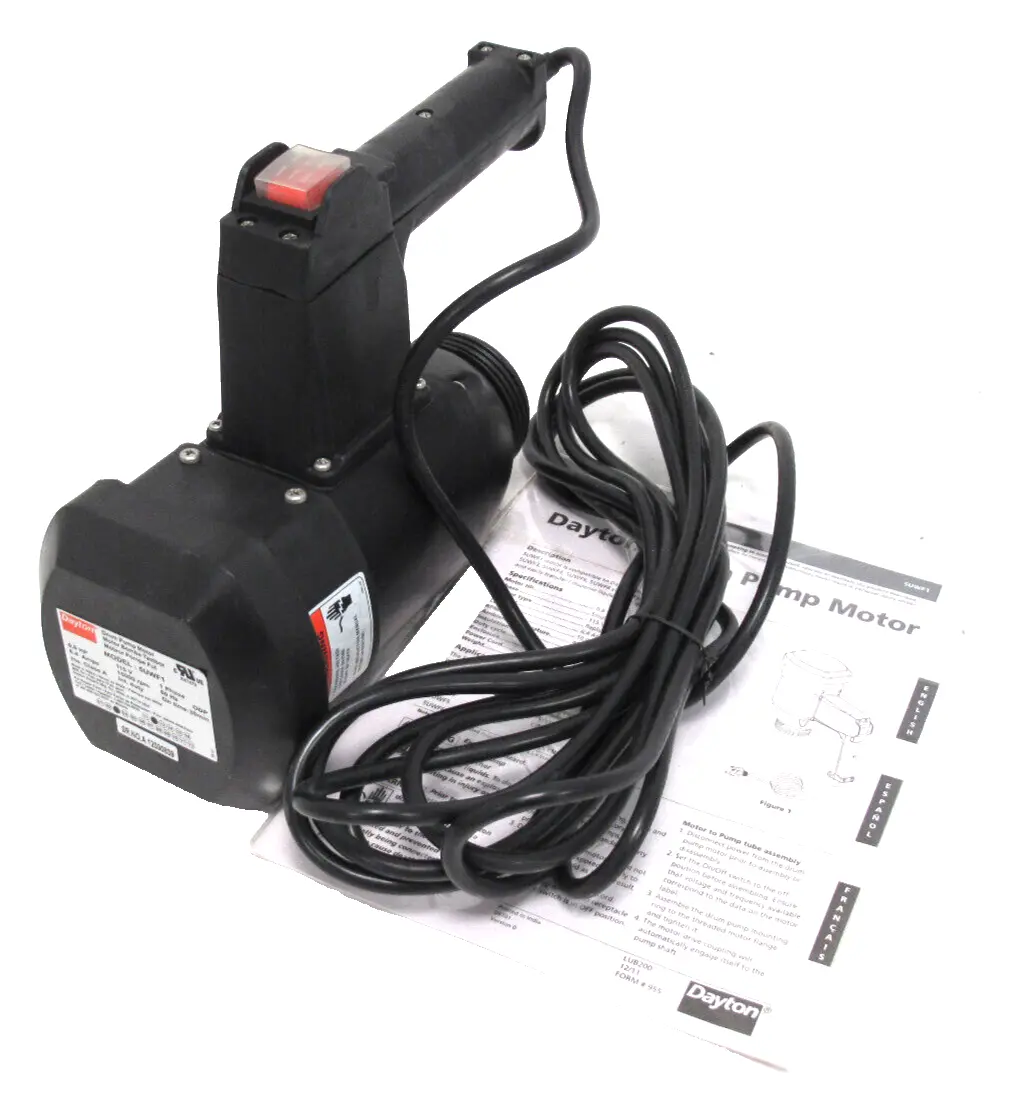 NEW DAYTON 5UWF1 DRUM PUMP 115V