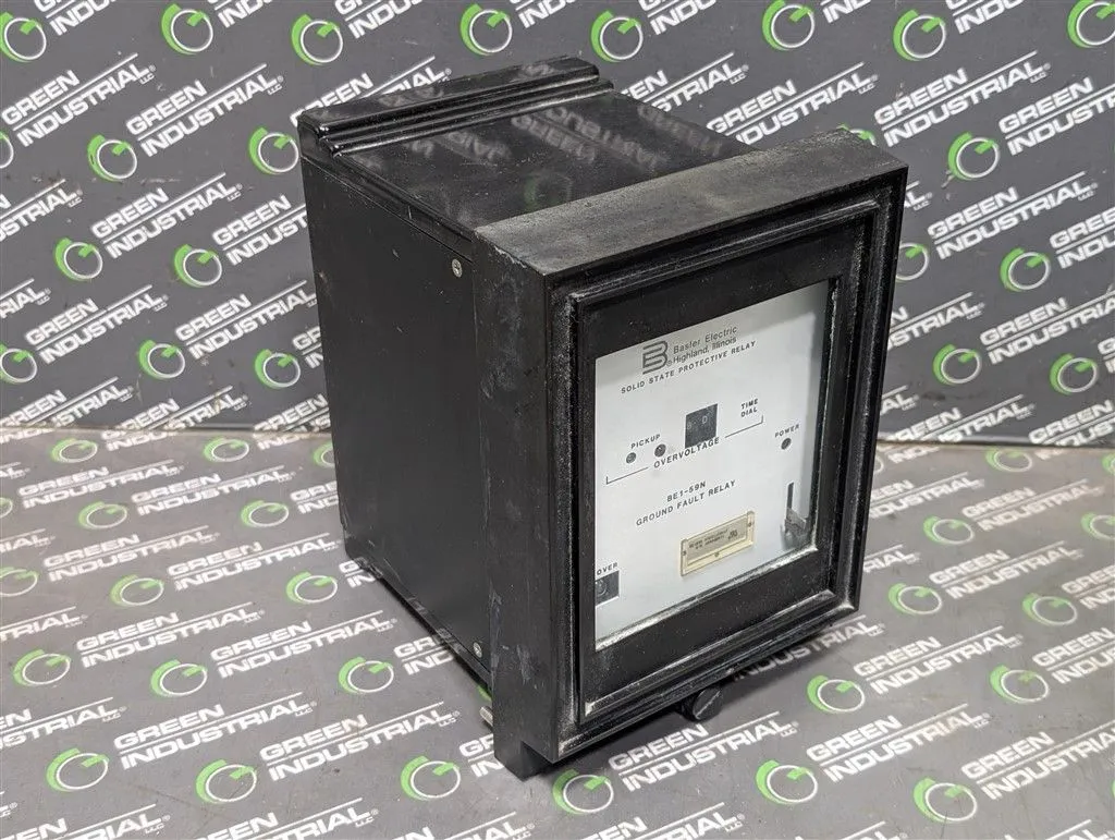 Basler Electric BE1-59N Solid State Ground Fault Relay A7ED1JC0N1F Used