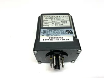 USED MACROMATIC SOLID STATE TIME DELAY RELAY