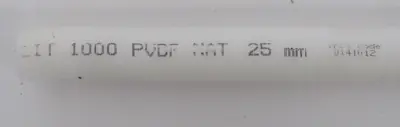 NEW QUADRANT 1"x40" PVDF 1000 ROD NATURAL 0141012