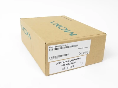 New | in-Stock MOXA NPort 5110 Relays & Switches California US | ANACAPA EQUIPMENT BROKERS, INC #1557959