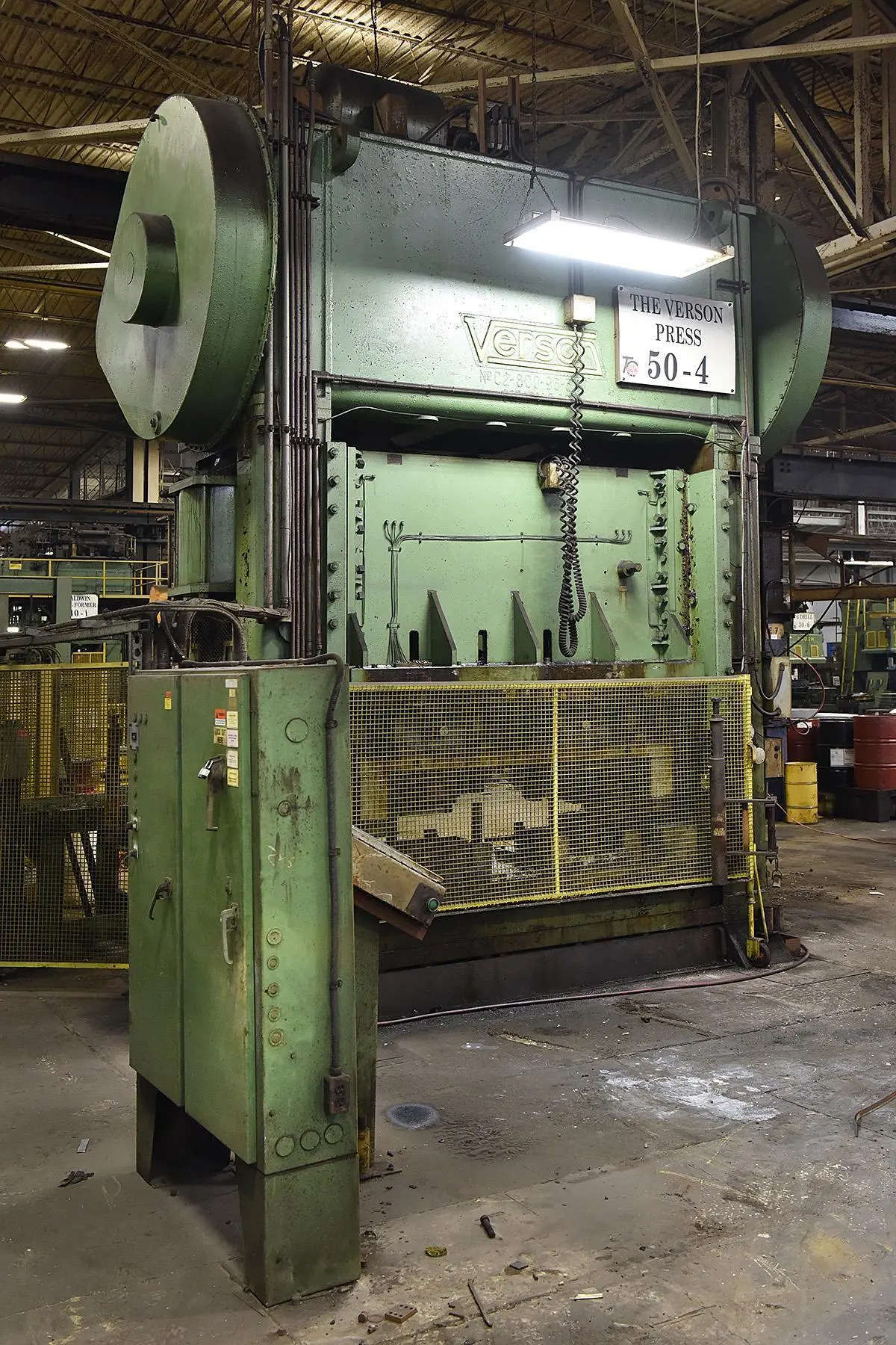 800 TON VERSON MODEL #C2-800-96-54T SSDC PRESS, 8" STROKE: STOCK #14221