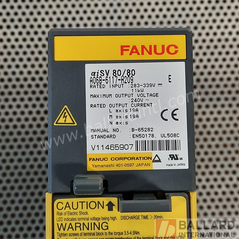 FANUC Dual Axis/7th Axis Servo Amplifier aiSV 80/80