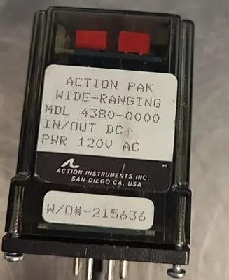 Action Pak MDL 4380-0000 WIDE-RANGING IN/OUT DC 120V AC (BIN4.5.4)