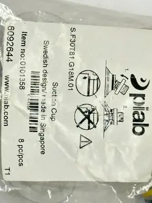 S.F30T81.G18M.01, 0101358 | Piab S.F30T81.G18M.01 Vacuum Suction Cup 0101358 PKG OF 8 - New