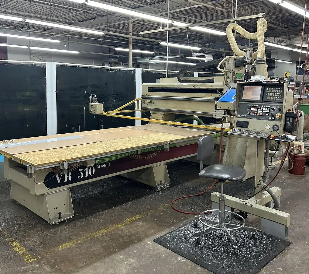 KOMO VR510 MACH-II, 5' x 10' MOVING TABLE CNC ROUTER