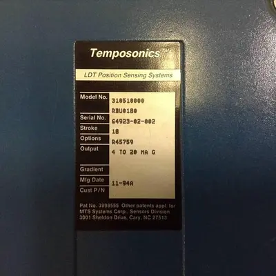 NEW TEMPOSONICS INC 310510000RBU0180