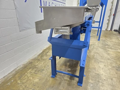 24" Wide X 108" L Witte Fluid Bed Dryer / Classifier With Cyclone