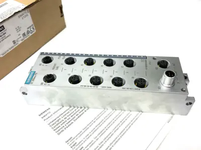 USED SIEMENS SIMATIC DP ET200ECO PN I/O MODULE 8 DIO, DC24V/1,3A