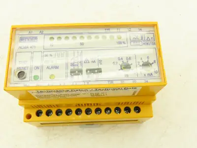 Bender RCMA471LY-21 Current Monitor Safety Relay Module RCMA 471