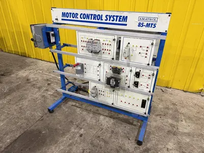 AMATROL MODEL #85-MT5 MOTOR CONTROL SYSTEM TRAINING & TESTING STAND: YOBRO #24916
