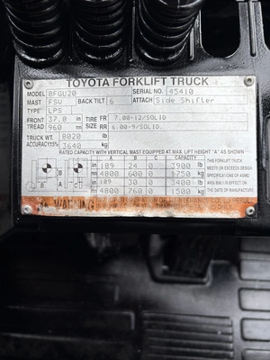 USED 2013 TOYOTA 8FGU20