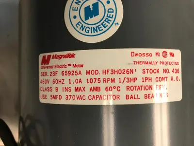New | in-Stock RPM 436 A.C. Motors Ohio US | Surplus Asset Holdings #1246100