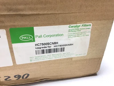 PALL HC7500SCN8H Coralon Filters 14bar (200PSI) With Bypass 7bar (100PSI) Non Bypass