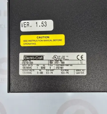 Used Electro-Craft 47604601 Miscellaneous PCB & SMT Equipment Michigan US | 4Tech USA #1540403