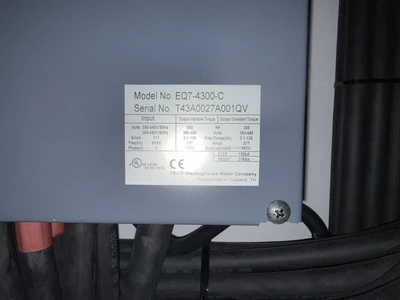 6" Davis Standard Extruder, 30:1 L/D, 300 HP AC Motor