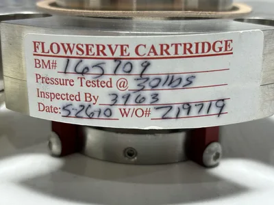 Flowserve XI3B2C00CX3 165709 Mechanical Cartridge Seal Stainless Steel 1.56″
