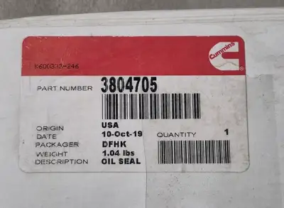 New | in-Stock CUMMINS 3804705 Parts British Columbia CA | Lenmark #272353