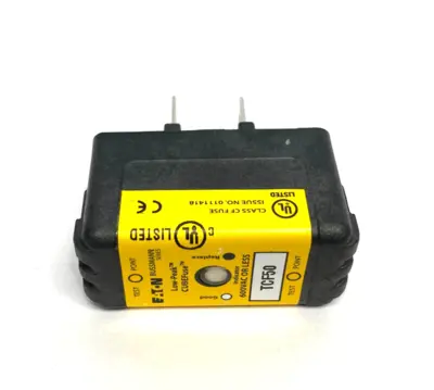 USED EATON BUSSMANN LOW-PEAK™ CUBEFUSE™ FUSE BLOCK, UL CLASS CF, DUAL ELEMENT
