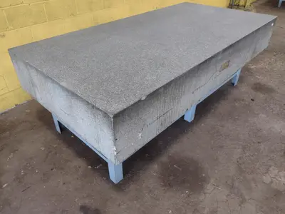 8' X 4' X 14" CHALLENGE PRECISION LAYOUT INSPECTION GRANITE TABLE: STOCK #23789