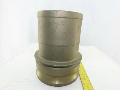 6C Type C  Brass 6" Camlock Coupling Fitting Male And Female Set Missing Seal