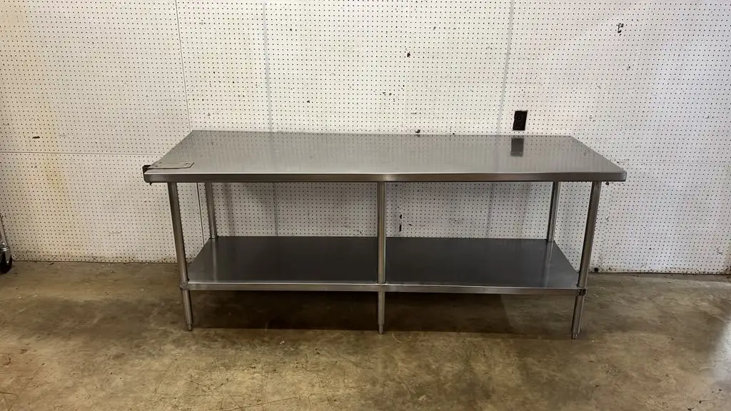 Used Falcon Restaurant Supply, Inc. Used 84" x 30" Stainless Steel Table - TH6 Food Prep Tables Illinois US | Falcon Restaurant Supply #1373531