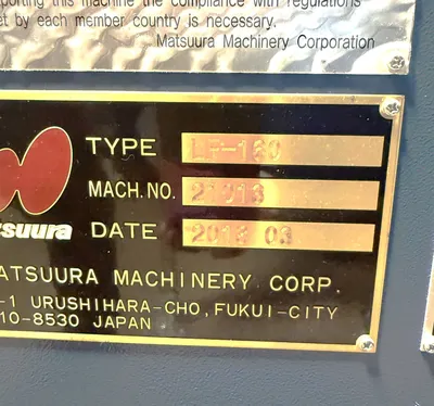 2018 MATSUURA LF-160 LINEAR MOTOR Vertical Machining Centers (5-Axis or More) | CNC EXCHANGE (12)
