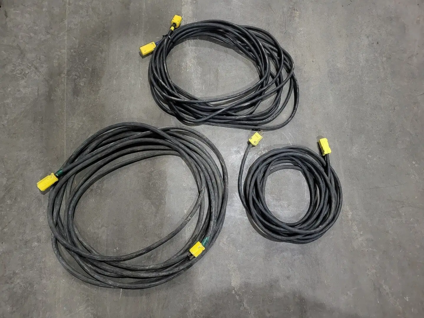 35 ft SOOW Power Extension Cord 14/3 AWG 15A 125V Lot of 3
