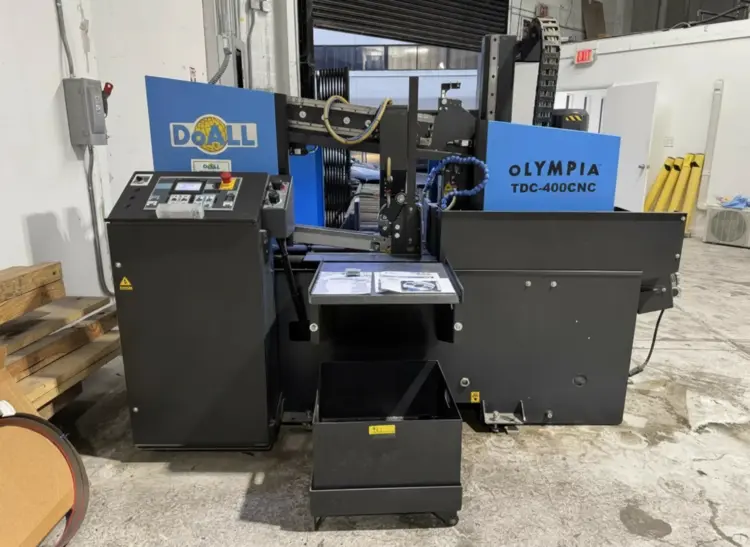 Used 2023 DOALL TDC-400CNC Horizontal Dual Column Band Saws Louisiana US | Bayou Machinery #871055