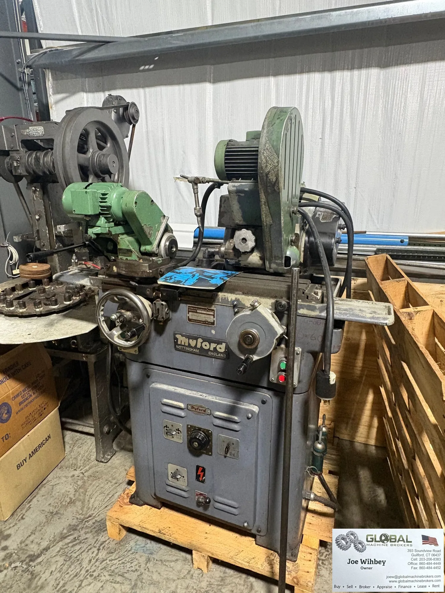 MYFORD MG12 Series M Precision Cylindrical Grinder 5"x12"