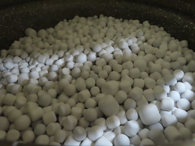 Alumina Pebble Mill Media, 7400 lbs.