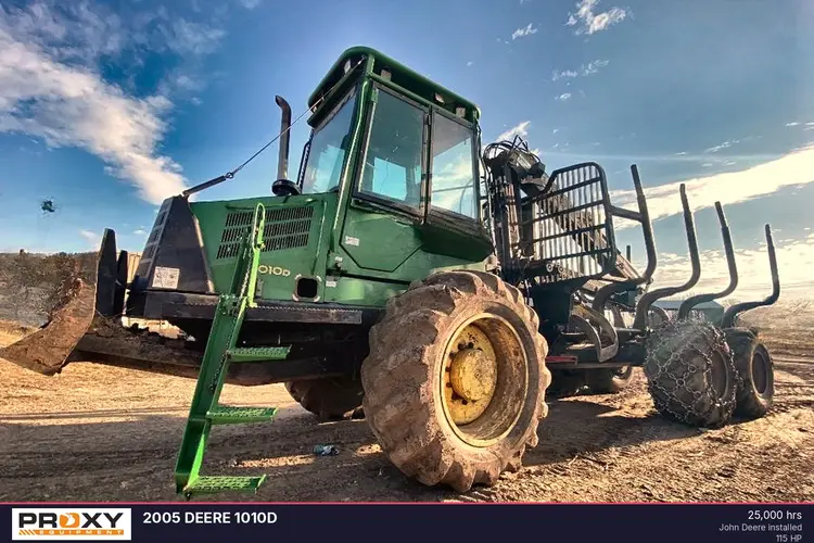Used 2005 DEERE 1010D Log Loader Louisiana US | Proxy Equipment #1384976