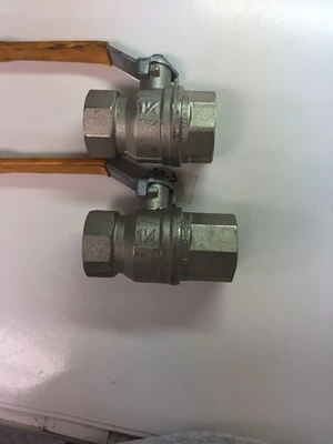 NEW Rub 600 CWP PN40 MS58 1 1/4" Ball Valve Lot Of 2 Fast Shipping!